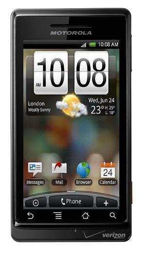 Neues HTC Sense UI auf dem Motorola Droid